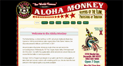 Desktop Screenshot of alohamonkeytattoo.com